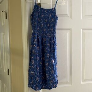 SO Womens size small blue dress with flowers